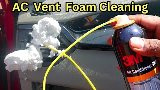 How to Clean Car AC Duct  3M Car AC Foam Cleaner [upl. by Bocyaj]