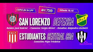 🔴SAN LORENZO vs DEFENSA Y JUSTICIA conexión ESTUDIANTES vs CENTRAL CORDOBA  COPA DE LA LIGA 2024 [upl. by Heath]