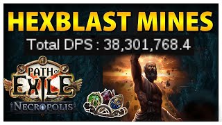 UBER tier BEST Hexblast mine Build in POE 324 [upl. by Juetta49]