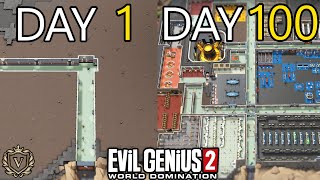 I Played 100 Days of Evil Genius 2 [upl. by Leugim965]