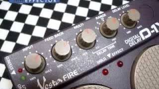 VestaFire Digital Delay D1X Effects Pedal [upl. by Omle400]