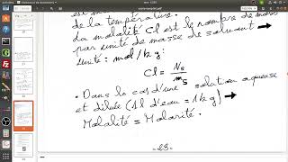 Suite du cours sur la biophysique des solutions et applications médicales [upl. by Gurtner]