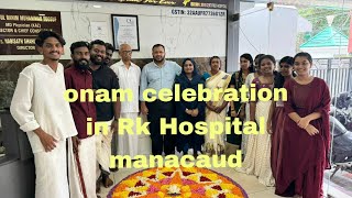 onam 2024 pookalam onam vibe Rk Hospital kerala festival trending youtubevideo [upl. by Eramat]