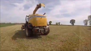 GoPro  Ensilage dherbe 2016  100  New Holland  FR 9060 at Work [upl. by Elyad]