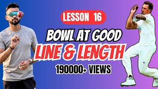 Fast Bowling Tips 16  How to Bowl at Good Line amp Length  Cricket Tips [upl. by Geller]