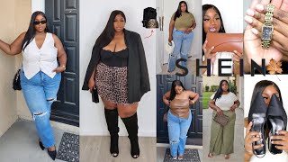 Shein ALWAYS Come Throughh Early FALL Shein Haul plus size  SameFitDoneThick [upl. by Zobe]