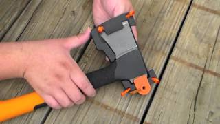 Fiskars X7 HatchetAxe Improvements to Handle and Sheath [upl. by Akeinahs12]