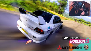 DRIFT LIKE A PRO Mastering Forza Horizon 5 with Mitsubishi Evo 9 [upl. by Irama]