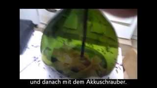 Ballonflaschen säubern bzw reinigen Mop für die Bauchflasche [upl. by Ainnet]