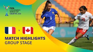 France v Canada  FIFA U20 Womens World Cup Colombia 2024  Match Highlights [upl. by Allebasi]