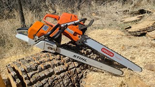 Husky 394xp and Stihl 044 2 of the best saws ever made [upl. by Nagoh]