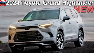 All NEW 2024 Toyota Grand Highlander Limited  Visual REVIEW Premiere interior exterior Drivingm [upl. by Ahsinik66]