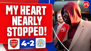 My Heart Nearly Stopped Stricto  Arsenal 42 Leicester [upl. by Mcevoy]