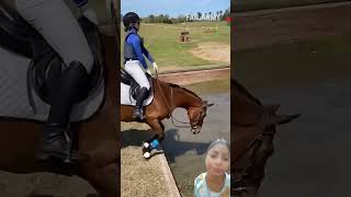 horse equestrian horseriding jumping pony failarmy trending funny happykarwachauth [upl. by Evslin]