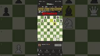 Rochade im Gefahr 6 züge Schachmatt Bundesliga Schach Chesscom 10 November 2024 [upl. by Aissyla900]