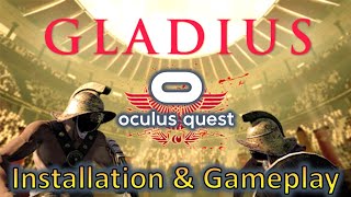 GLADIUS for Oculus Quest Free Oculus Quest VR Gladiator Fighting Game Installation and Gameplay [upl. by Bennett]