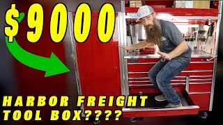 Will 9000 Harbor Freight Tool Box Compete with Snap On [upl. by Zerla]