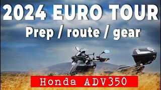 Honda ADV350  Touring Preparation helmet jeans and earplugs [upl. by Vivica]