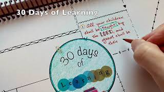 Learning 30 Days of Scripture Writing [upl. by Ilonka655]