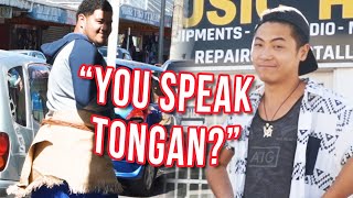 Asian guy speaks perfect Tongan in South Auckland 🇹🇴 [upl. by Enelrihs275]