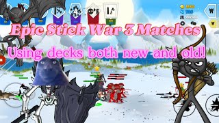 Experimenting Mixed Decks in Stick War 3 Multiplayer [upl. by Aihsital]