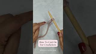 How To Knit For Beginners The Fastest And Easiet Way To Cast On [upl. by Orpah]