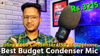 Fifine T669 Condenser USB Microphone Kit  Best Budget Condenser Microphone on Amazon DataDock [upl. by Onabru566]