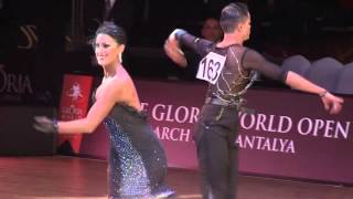 Gloria World Open 2015 Latin Adults Final  Samba  Giacomo Lazzarini amp Roberta Benedetti [upl. by Kane]