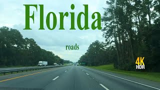 4K Florida roads movie [upl. by Acirdna983]