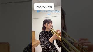 響け！ユーフォニアム！ プロヴァンスの風 shorts トランペット trumpet 響けユーフォニアム uta詩 プロヴァンスの風 [upl. by Yniatirb]