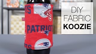 DIY Fabric Koozie Tutorial [upl. by Godart]