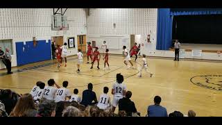 2022 Baltimore County Middle School Basketball Woodlawn MS  Catonsville MS [upl. by Tavish]