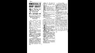 What i Learned at the National Homophile ConferenceKansas City 1966 [upl. by Sehcaep35]