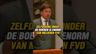 ZELFDODING ONDER DE BOEREN IS ENORM VAN MEIJEREN FVD gideonvanmeijeren fvd boeren [upl. by Ennahteb619]