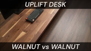 UPLIFT Desk  Walnut Laminate vs Walnut Butcher Block Tabletop [upl. by Nels]