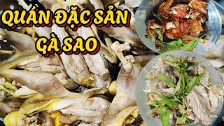 Quán Đặc Sản Gà Sao  Gà Sao Nấu Cháo Chiên Nướng Lẩu  Và Nhiều Món Hấp Dẫn Khác trungtinhtv [upl. by Yrrac]