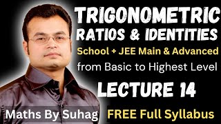 lec 14 Trigonometric ratio amp identities jee complete playlist join button pay rs159 month learn teko [upl. by Annyrb]