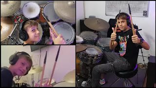 Immigrant Song  Drum Lesson Cover Original Version by quotPaco Drummerquot [upl. by Dripps]