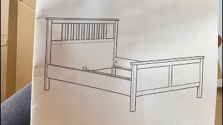 Come si monta letto HEMNES di Ikea ￼Wissem1 [upl. by Couq11]