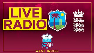 🔴 LIVE RADIO  West Indies v England  3rd CG United ODI [upl. by Cissy503]