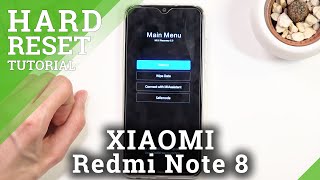 How to Hard Reset XIAOMI Redmi Note 8 2021 via Recovery Mode – Wipe Data [upl. by Keel]