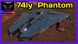 74ly jump range Phantom w FSD V1 in Elite Dangerous Odyssey  How to build amp farm materials [upl. by Brindle]