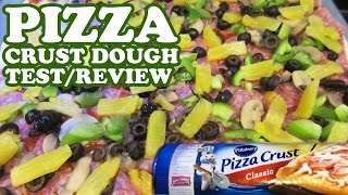 Homemade Pizza Recipe  Pillsbury Pizza Dough Recipe  Pizza Crust TestReview  HomeyCircle [upl. by Peednas]