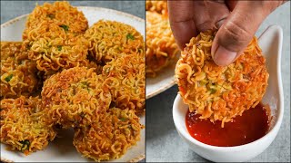 Veg Noodles Cutlet Recipe  Masala Noodles Cutlet  Vegetable Cutlet Recipe  Easy Snacks Recipe [upl. by Idnahs]