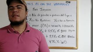 Curso de Investigación de operaciones Clase 2 Planteamiento de modelos matemáticos [upl. by Arrej]