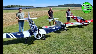 3x Moki250  F4U Corsair amp A6M Zero amp North American AT6  JMFC Lauterhofen Markus Christian Florian [upl. by Infeld289]