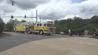 Truck 313 Responding to Safety Day Mock Rescue [upl. by Lissner]