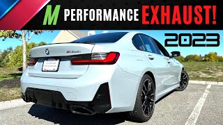 NEW 2023 M340i W BMW M Performance EXHAUST You HAVE to HEAR THIS [upl. by Erimahs571]