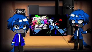 mordeaci y rigby reaccionan fnf mordecai glitch pibby overworked gacha [upl. by Graig]