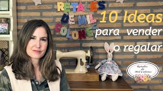 10 Ideas Fáciles y Rápidas para Vender o Regalar con Patrones Gratis [upl. by Alia]